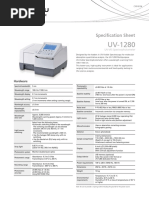 Espectrofotómetro SHIMADZU UV-1280