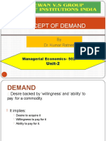Concept of Demand