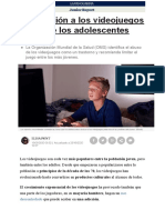 La Adicción A Los Videojuegos Entre Los Adolescentes