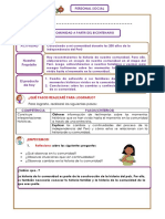 6º Ficha Personal Social Conociendo Mi Comunidad Durante Los 200 Años 09 Julio