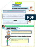 6º Actividad Comunicacion Escribimos y Dufundimos Nuestra Propuesta 25 Agosto