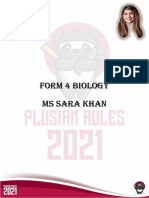 Form 4 Biology Ms Sara Khan