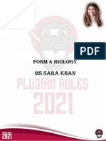 Form 4 Biology Ms Sara Khan