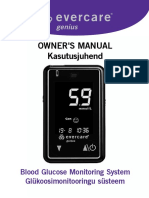 Owner'S Manual Kasutusjuhend: Blood Glucose Monitoring System Glükoosimonitooringu Süsteem