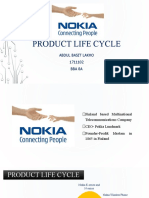 Product Life Cycle: Abdul Basit Lakho 1711102 Bba 8A