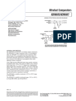 AD96685/AD96687 Ultrafast Comparators