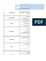 Matriz Empresa Infracol