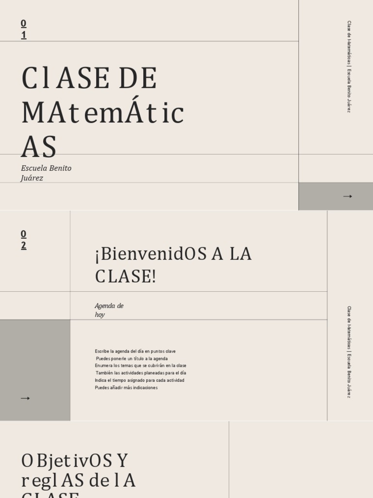 Clase de Matemáticas en Escuela Juárez | PDF | Crecimiento personal y ...