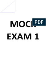 Booklet Mock Exam