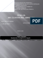 Cuadro Comparativo Tema 10 Decalogos Del Abogado