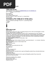 Temeljni Oblici Straha