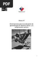 VELOCIDAD LECTORA TABLA DE DESMPEÑO