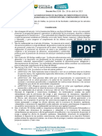 Decreto 0206 de 2021 Toque de Queda 30 de Abril