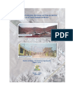 Informe de Evaluacion Del Riesgo Por Flujos de Detritos en El Centro Poblado Poblado de Mirave