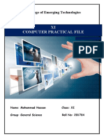 XI Main-File Computer Practical
