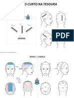 Cabelo Curto-Médio na Tesoura