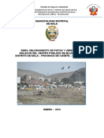 Municipalidad Distrital de Mala: Estudio de Impacto Ambiental