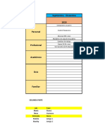 Ejemplo Planificación de Vida