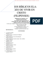 Estudios Bíblicos Ela: El Gozo de Vivir en Cristo (Filipenses)