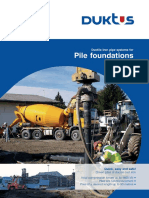 Pile Foundations: Driven Piles of Ductile Cast Iron