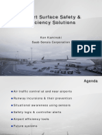 Airport Surface Safety & Efficiency Solutions: Ken Kaminski Saab Sensis Corporation