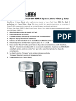 Nuevo flash Nissin Di866 Mark II para Canon Nikon Sony