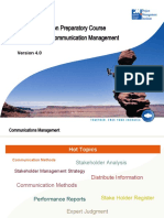 PMP Examination Preparatory Course Topic: Project Communication Management