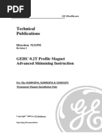 Technical Publications: GEHC 0.2T Profile Magnet Advanced Shimming Instruction