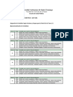 Asignacion de Variables Por Equipos de Trabajo