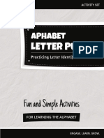 MTS Alphabet Letter Puzzle Activity Set