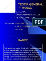 Teoría General y Mando