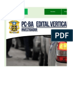 Edital Verticalizado - PC BA - Investigador