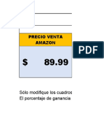 Calculadora de Precios Amazon