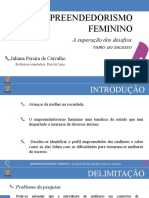 Empreendedorismo Feminino (Apresentação TCC)