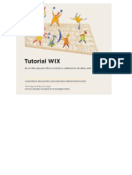 Tutorial-WIX- Diseño web