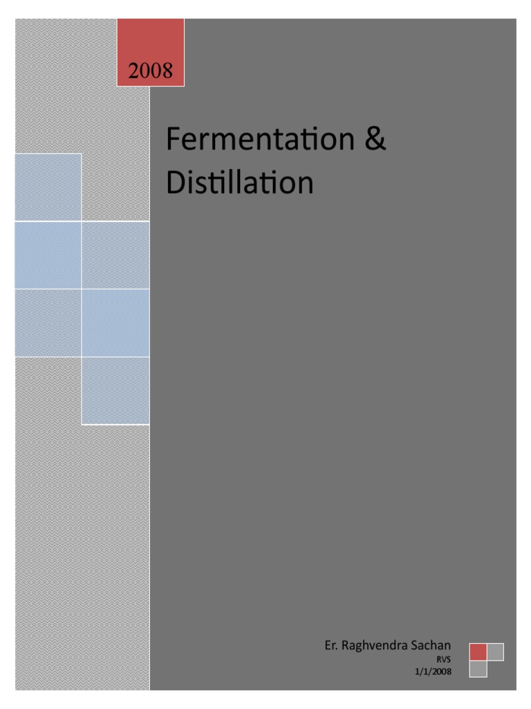 Fermentation and Distillation of Alcohol | PDF | Alcoholic Drinks | Drink