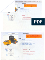 Rendimiento de Maquinaria Rodillo