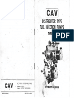 Lucas CAV DPA Injection Pump Instruction Book