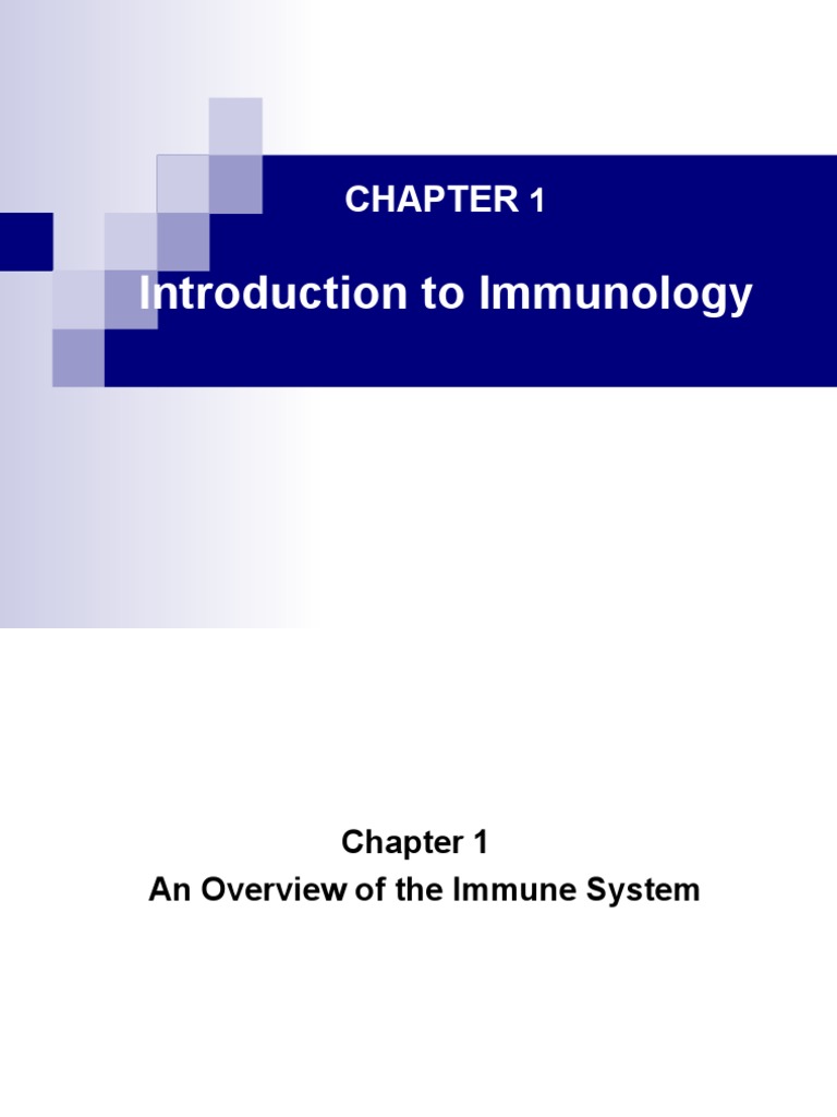 Introduction to Immunology Overview | PDF | Antigen | Lymphatic System