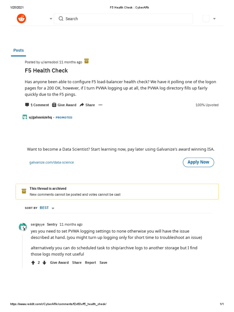 F5 Health Check CyberARk PDF