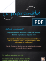 La proporcionalidad directa e inversa en