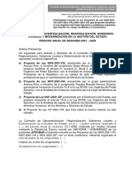 Dictamen Aprobado Por La Comisión de Descentralización Sobre La Designación de Ministros