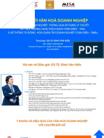 GS. TS. ĐVHiến - TASL - VỚI VĂN HOÁ DOANH NGHIỆP