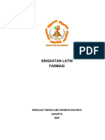 Pertemuan 2. Singkatan Latin Farmasi