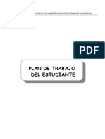 Plan de Trabajo Del Estudiante