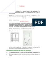 Algebra I - Funciones.