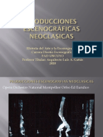 Producciones Escenográficas Neoclasicas