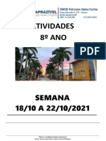 Atividades - 8º Ano - 18 A 22 Outubro