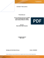 Liquidación de prestaciones sociales