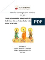 Pure Land Buddhism - Essay 01 - Heng Le 2016029 (1)